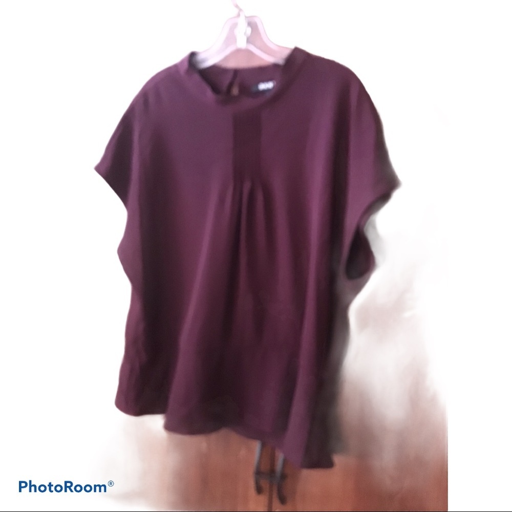 DKNY Wine Colored Blouse